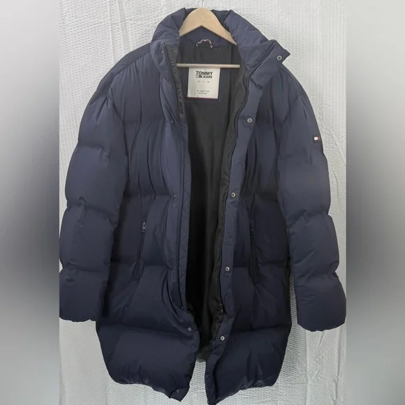 Tommy Jeans ALASKA - Winter Puffer parka coat dark night navy Men’s Size XL